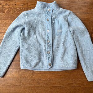 Abercombie Kids Light Blue Girls Fleece Jacket size 11/12
